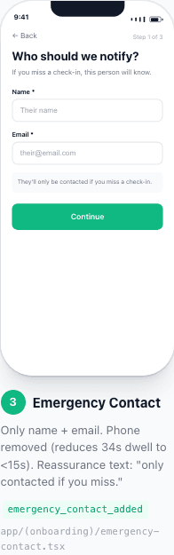 Add Your Emergency Contact